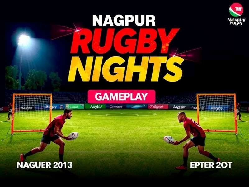 Intense rugby action in Nagpur Rugby Nights Nagpur Rugby Nights Gameplay